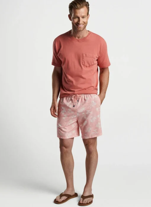 Thatched Hawaiian Swim Trunk